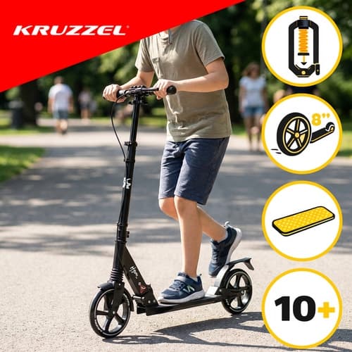 Potkulauta / Kickbike - Hyperion - Musta