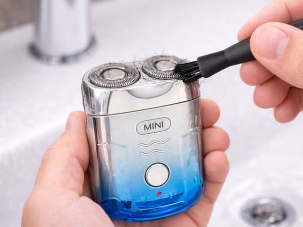 Mini barbermaskine USB lommemodel skægtrimmer