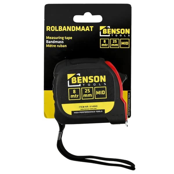 Måttband 8 m x 25 mm
