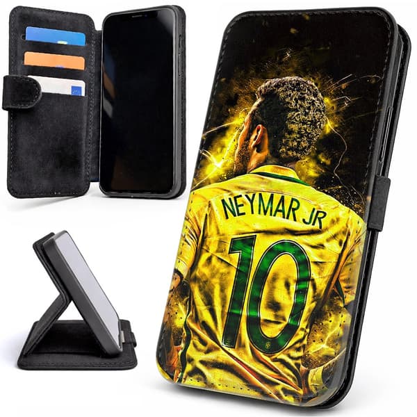 Lommebok Deksel / Mobildeksel til iPhone 7 / 8 / SE - Neymar