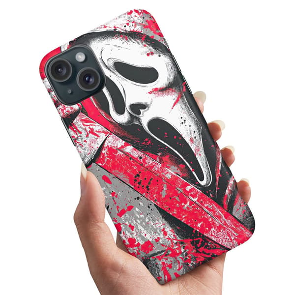 Kuoret / Suojakuoret iPhone 14 / 15 Plus - Scream Ghostface