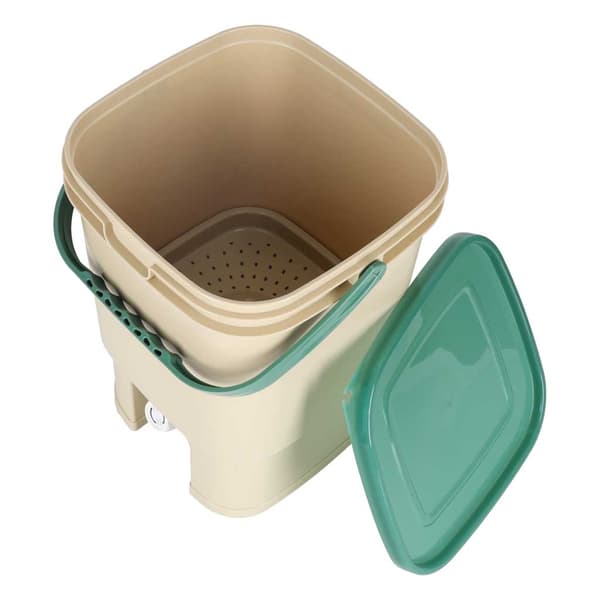 Affaldsbeholder med ventil - 15 L