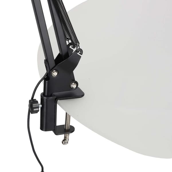 LED skrivebordslampe med klemme USB