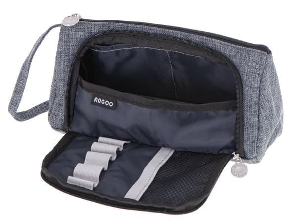 Pennal / Pennskrin - Etui for penner - Grå