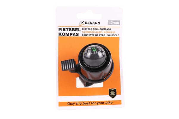 Cykelklocka 40 mm kompass