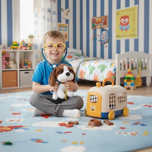 Veterinærleke for barn - Lek doktor