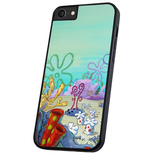 iPhone 16e/17e - Deksel/Mobildeksel Svampebob