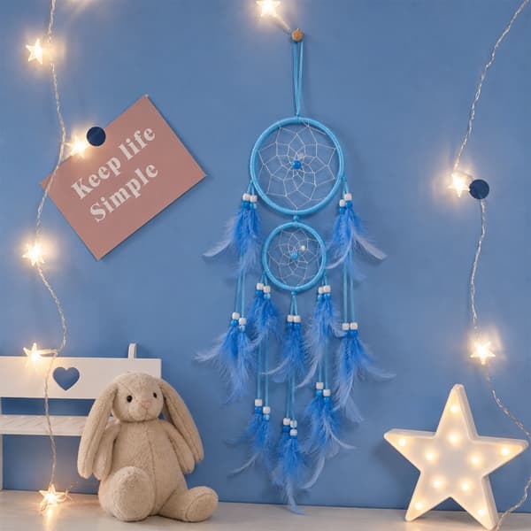 Drömfångare Väggdekoration - LightBlue