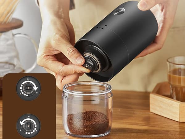 Kaffebönkvarn nötter örter stark elektrisk usb espresso