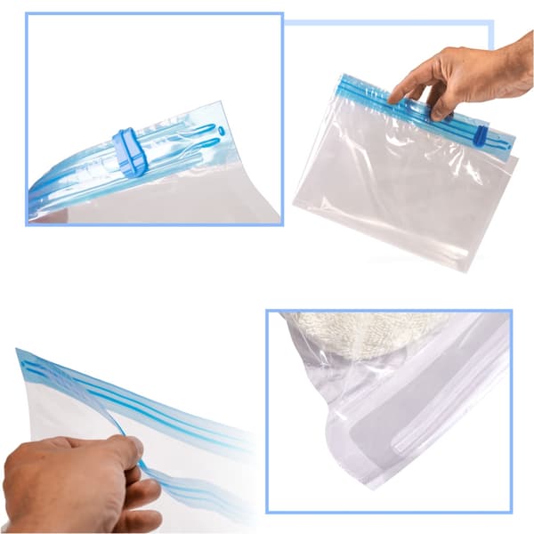 Vakuumpåsar för Kläder – 3 Storlekar – 9-pack