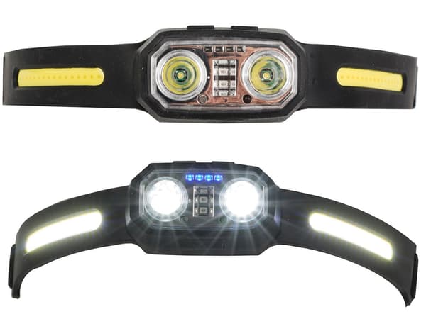 Hodelykt pannebånd hodelykt sterk hodelykt led hodelykt sensor