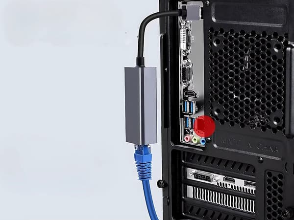 USB-Ethernet-sovitin - Verkkokortti RJ45 100 Mb