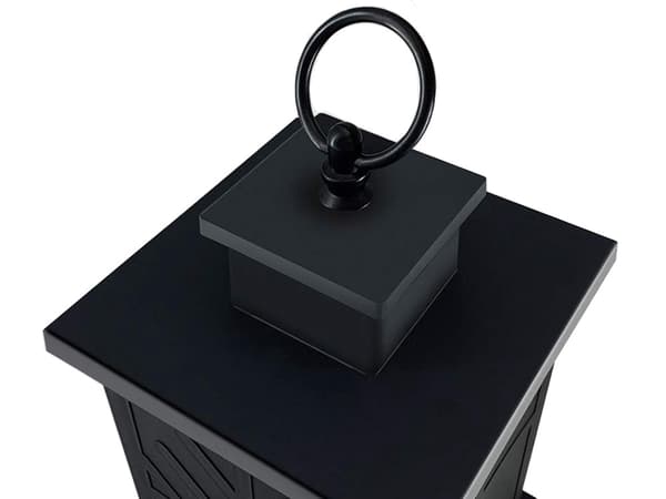 Dekorativ LED-lykta - Elektrisk eldstad med batteridrift