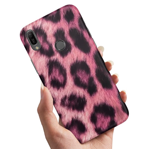 Deksel / Mobildeksel til Samsung Galaxy A20e - Pink Leopard