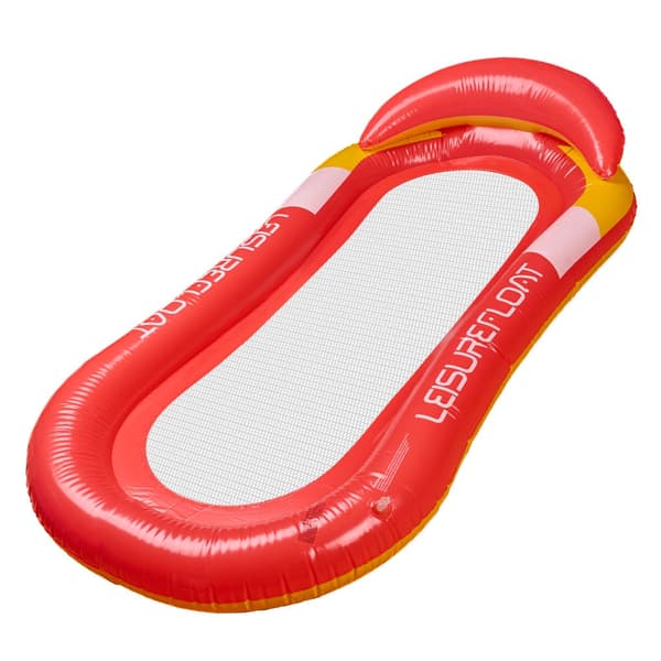 Poolmadrass med Nät - Red