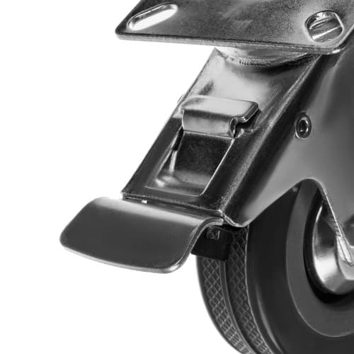 Svingbare Lenkehjul med Bremse - Transportruller - 4-Pack