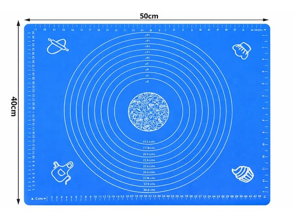 Bakmatta silikon 50 x 40 cm