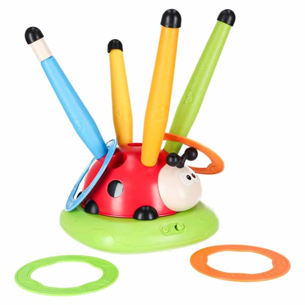 Ladybug 4-i-1 kaste- og hoppeleg