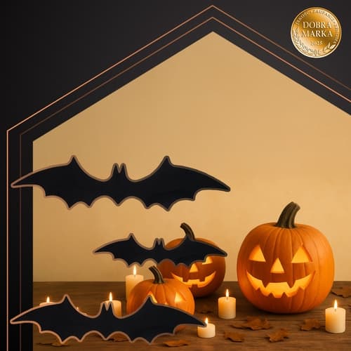 Fladdermöss Självhäftande 56 st - Halloween