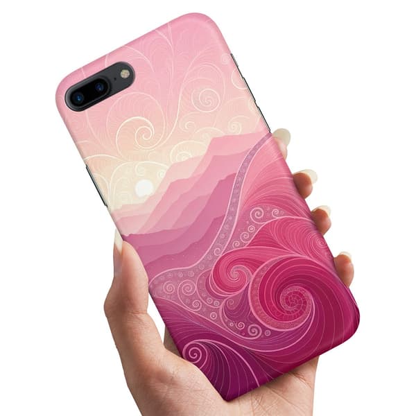 Deksel / Mobildeksel til iPhone 7 / 8 Plus - Pink Hills