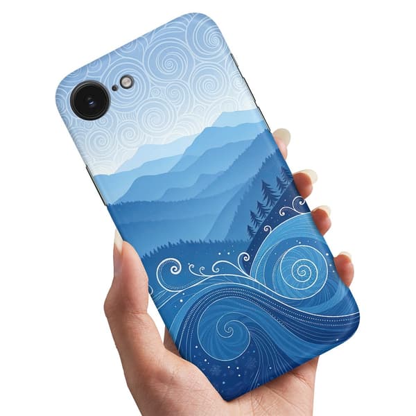 Deksel / Mobildeksel til iPhone 16e / 17e - Blue Hills