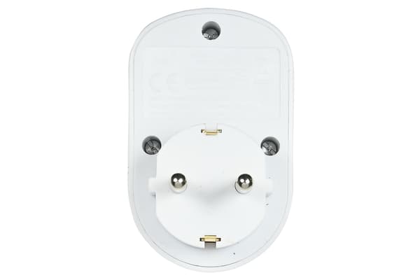 Eluttag med USB-A och USB-C vit