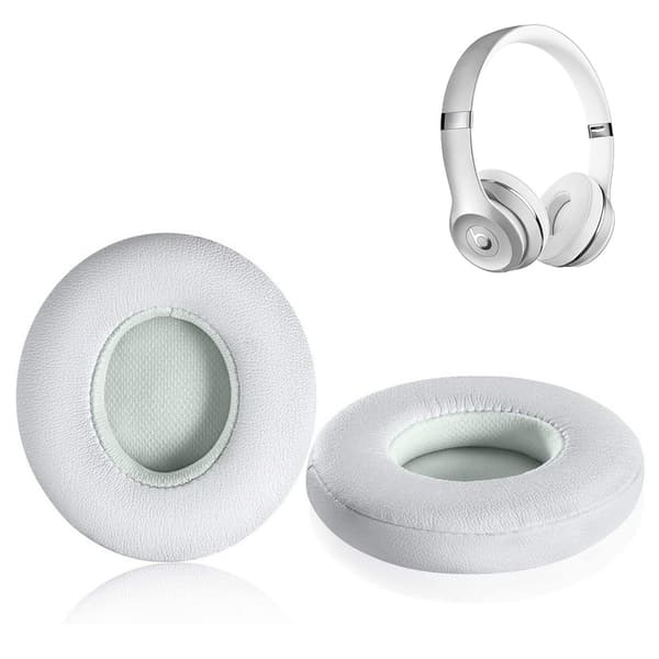 Øreputer til Beats Solo 2 og 3 – Erstatningsputer - White