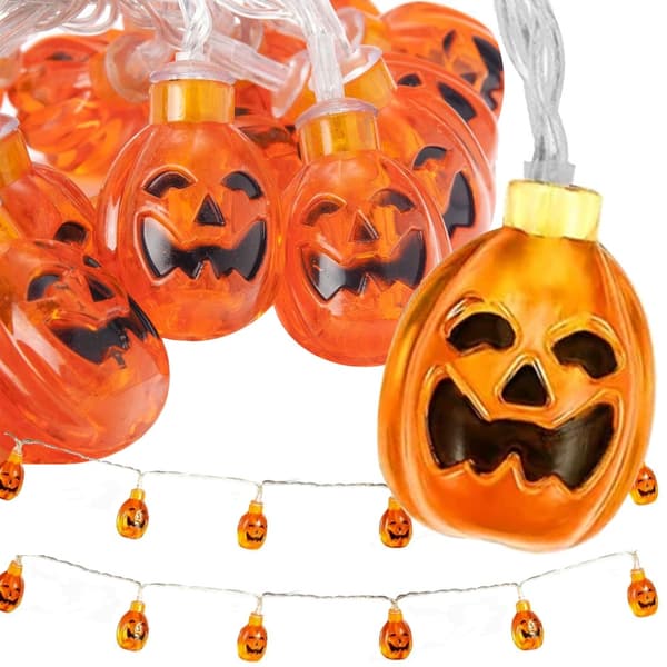 10 led halloween hängdynam 200cm belysning dynam dekoration