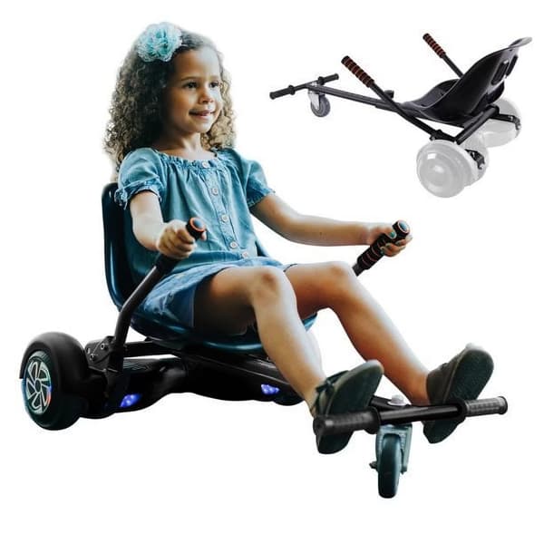 Hoverkartti-Istuin Hoverboardille-Vaunu-Säädettävällä pituudella