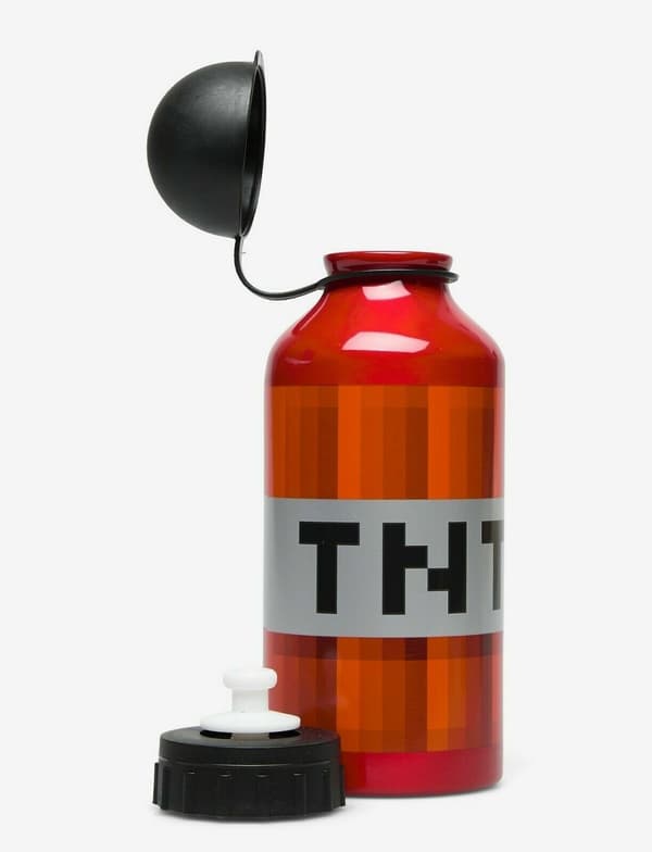 Minecraft TNT Aluminiumflaska – Vattenflaska 400 ml