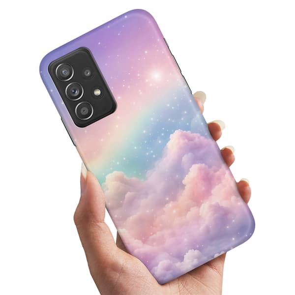 Deksel / Mobildeksel til Samsung Galaxy A13 4G - Rainbow Clouds