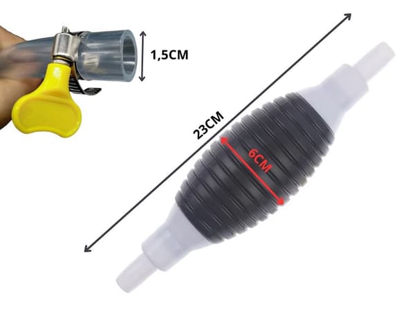 Handpump 2 m - För bränsle, olja eller vatten