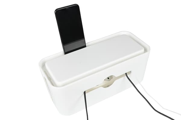 Kabelboks 31 x 13.5 x 13 cm hvit