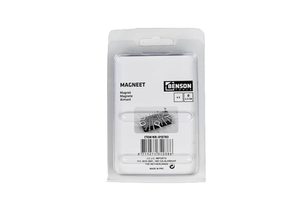 Magnet 25 mm 6 st rund