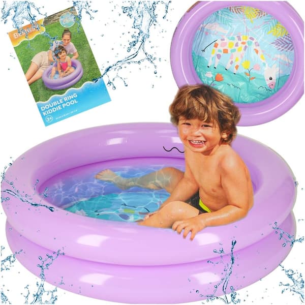 Børnepool / Pool / Badebassin til Børn - 61 cm - Lilla