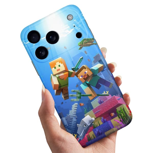 Cover / Mobilcover til iPhone 17 Pro - Minecraft