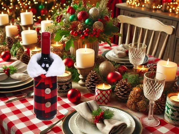 Jul flaskskrin juldekoration