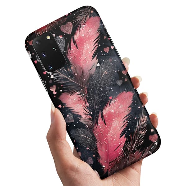 Deksel / Mobildeksel til Samsung Galaxy A41 - Feathers