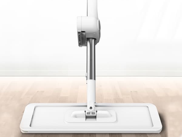 Flatmoppe 125 cm - Sammenklappelig mikrofibermoppe med skraber