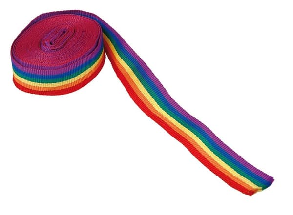20mm Dekorationsbånd Pride - Regnbue