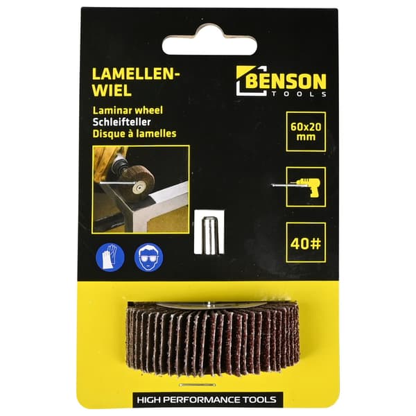 Lamelslibeskive 60 x 20 mm