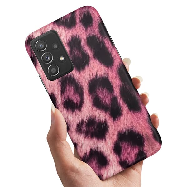 Deksel / Mobildeksel til Samsung Galaxy A13 4G - Pink Leopard