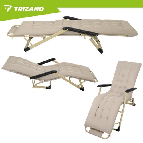 Solstol / Trädgårdsstol - Hopfällbar Stol - 2-Pack