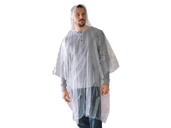 Mackintosh lomme-poncho stor - Transparent