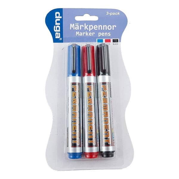 Tuschpennor För Märkning - 3-Pack