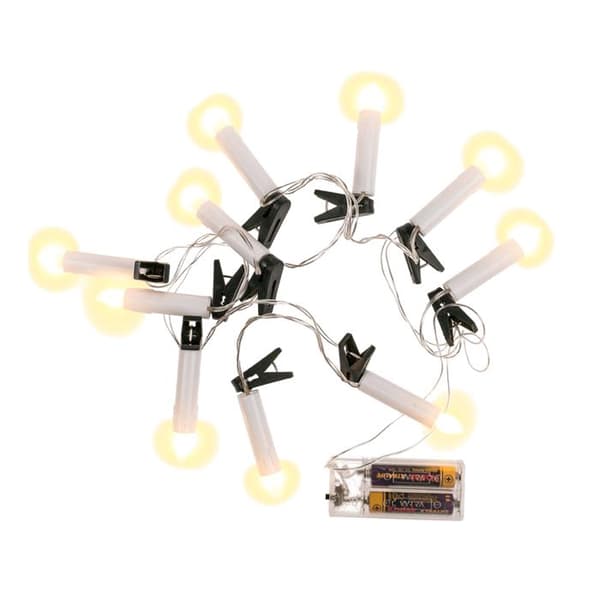 LED-lyslenke / Lyslenke med Timer - 10 Lys