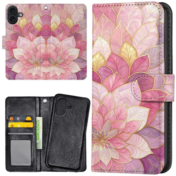 iPhone 17 - Lommebok Deksel Flower