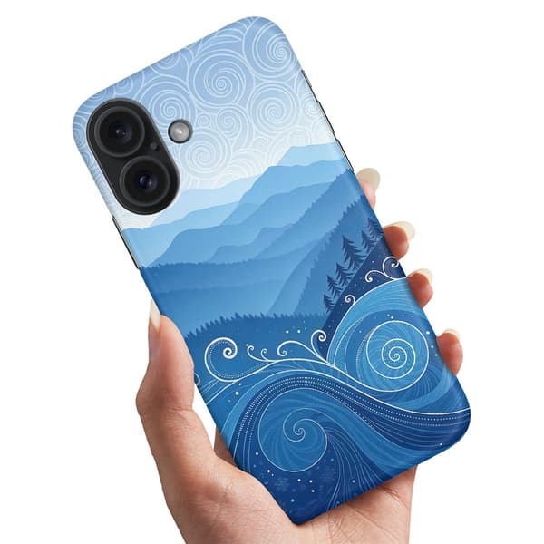 Deksel / Mobildeksel til iPhone 17 - Blue Hills