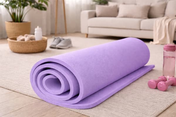 Yogamåtte 170 cm tyk