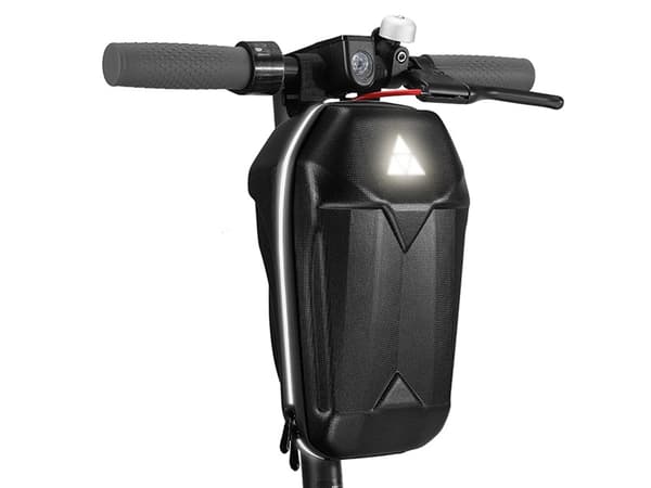 El-scootertaske styr reflekterende